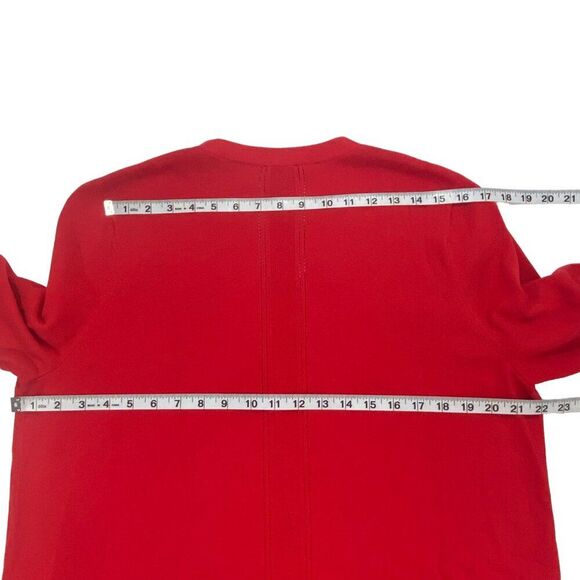 Talbots Womens Button Up Cardigan Sweater | XLP | Red | Granny Holidays - Picture 5 of 10